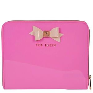 Ted Baker Vibrant Pink Laptop Case with Bow